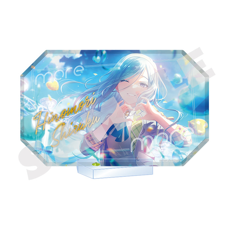 (Goods - Acrylic Stand) Hatsune Miku: Colorful Stage! World Link Acrylic Block Stand Shizuku Hinomori