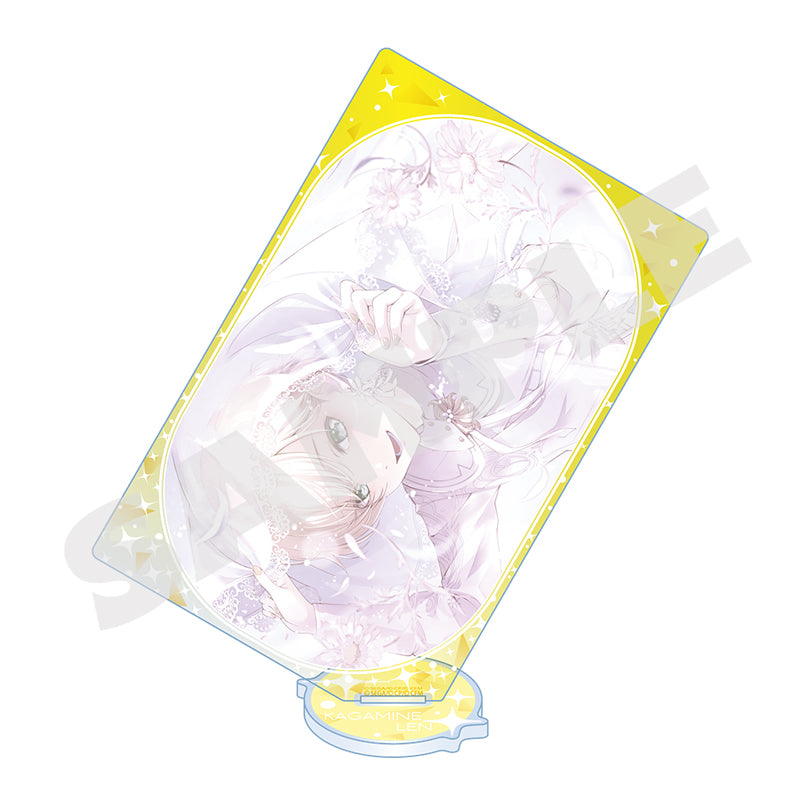 (Goods - Acrylic Stand) Hatsune Miku: Colorful Stage! Colorful Festival Card-shaped Acrylic Stand Kagamine Len