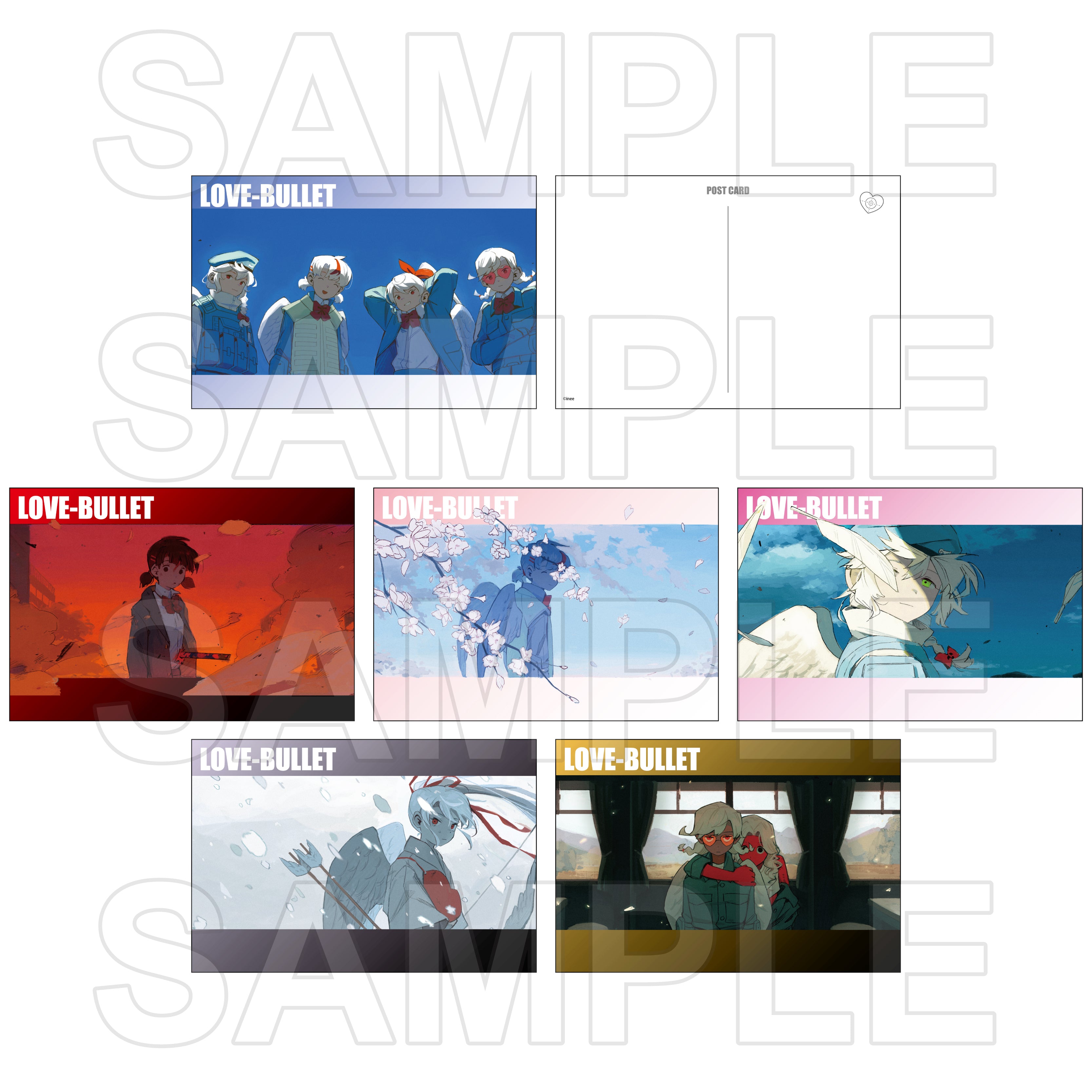 (Goods - Postcard Set) LOVE BULLET Postcard Set