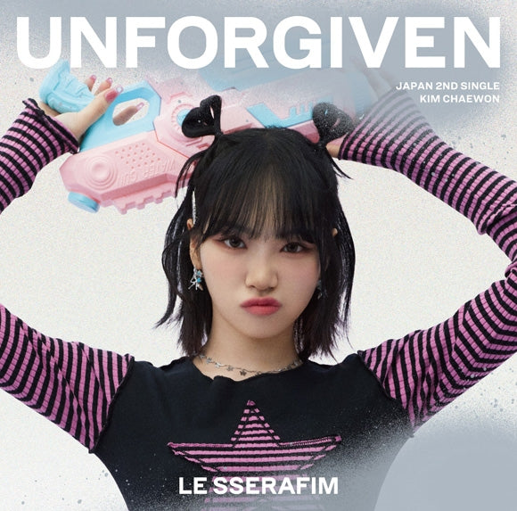 (Maxi Single) UNFORGIVEN by LE SSERAFIM [First Run Limited Edition, Member Solo Cover Art Edition KIM CHAEWON]