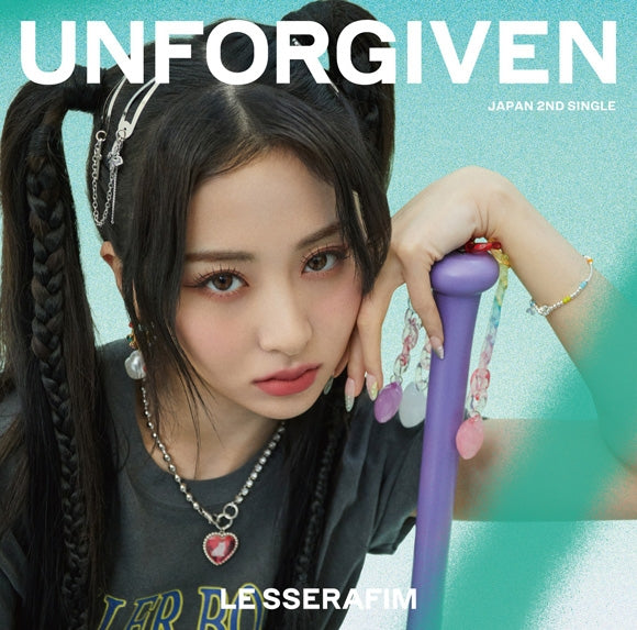 (Maxi Single) UNFORGIVEN by LE SSERAFIM [First Run Limited Edition, Member Solo Cover Art Edition HUH YUNJIN]