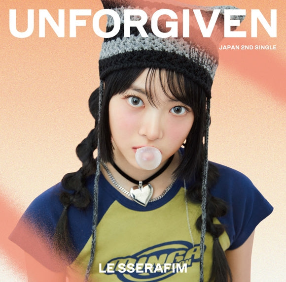 (Maxi Single) UNFORGIVEN by LE SSERAFIM [First Run Limited Edition, Member Solo Cover Art Edition HONG EUNCHAE]