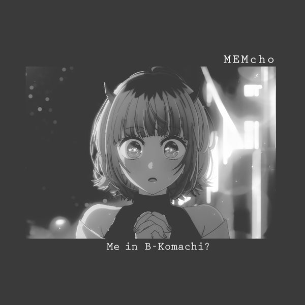 (Goods - Shirt) Oshi no Ko MEM-cho Photographic T-Shirt - CHARCOAL