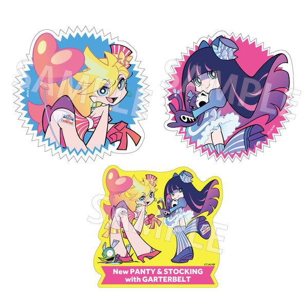 Goods - Sticker) New PANTY ＆ STOCKING with GARTERBELT Sticker Set CAR