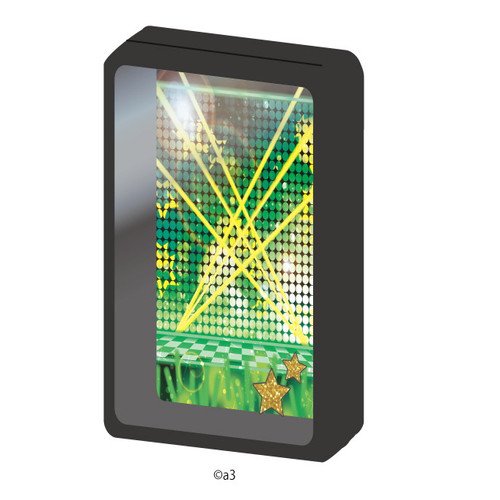 (Goods - Key Chain Cover) Character Frame 52 - Starry Lights Stage (Green)