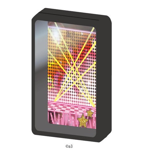 (Goods - Key Chain Cover) Character Frame 54 - Starry Lights Stage (Pink)