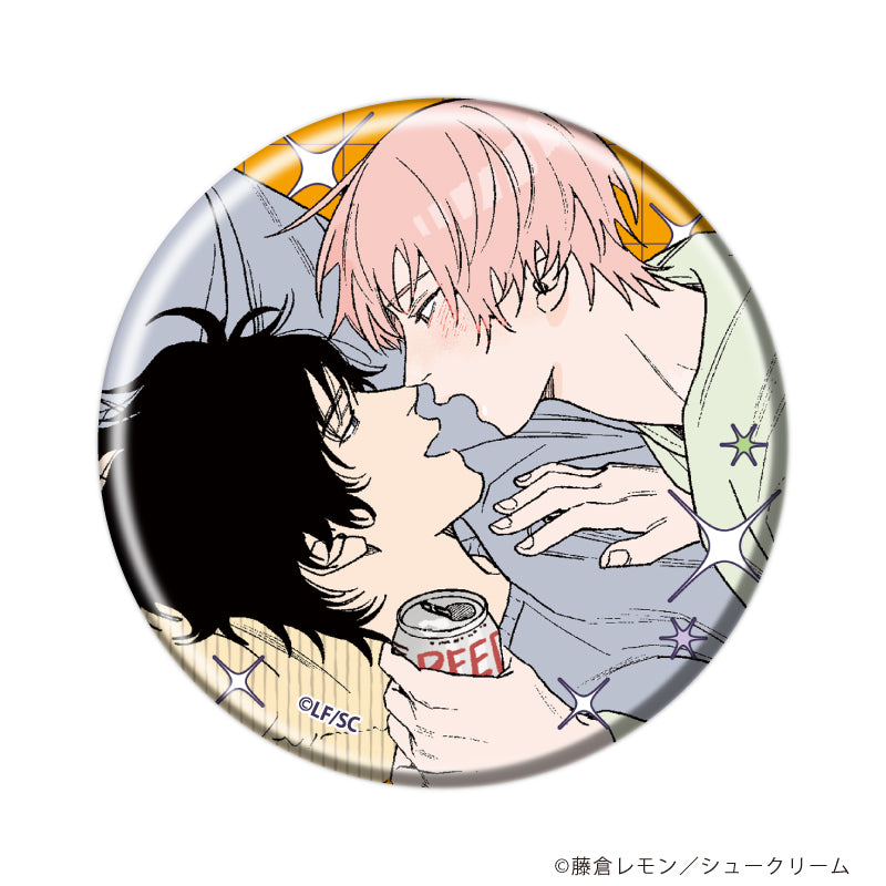 (1BOX=6)(Goods - Badge) My One-Sided Love (Shuraba no One Side Love) Badge 01  (feat. Exclusive Art)