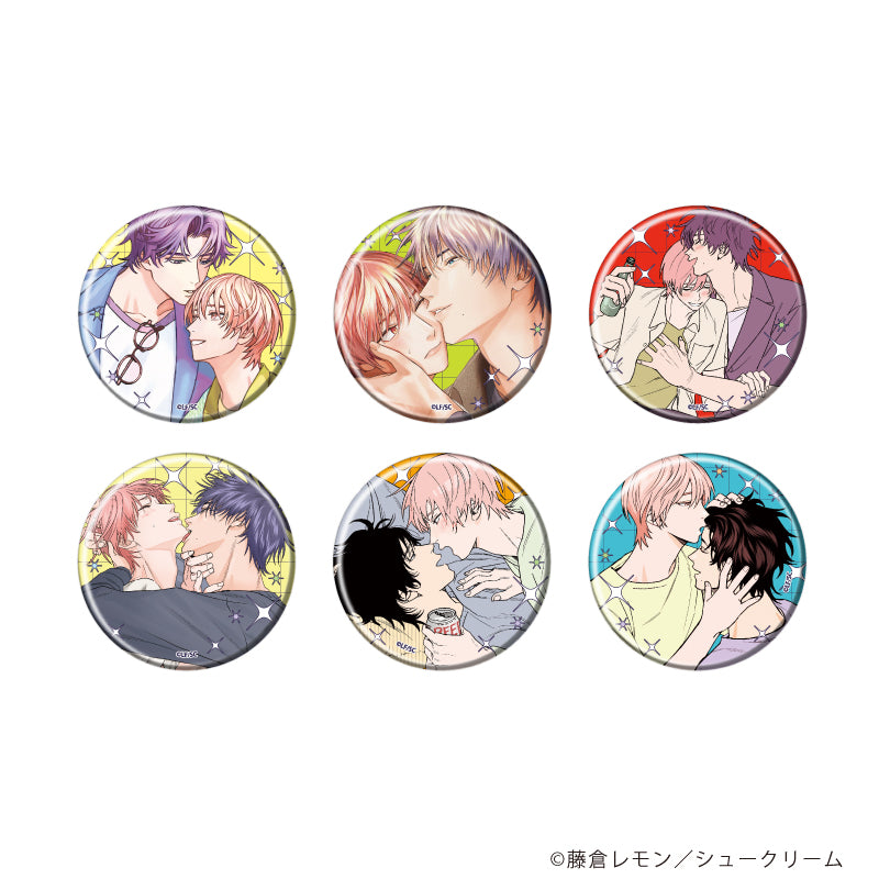 (1BOX=6)(Goods - Badge) My One-Sided Love (Shuraba no One Side Love) Badge 01  (feat. Exclusive Art)