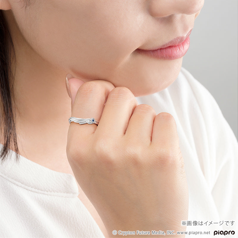 (Goods - Fine Jewelry) Piapro Characters KAITO 20th Anniversary Ring - Silver