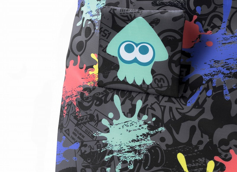 (Goods - Bag) SPLATOON 3 Gift-wrap x Eco Bag S (Squid (Light Blue))