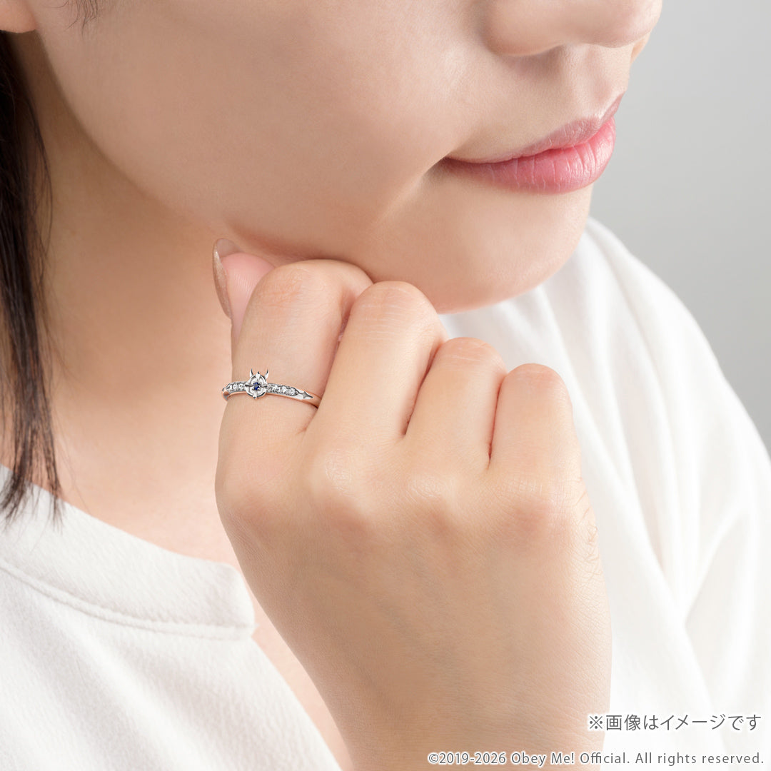 (Goods - Fine Jewelry) Obey Me! 7th Anniversary Secret Message Ring - Leviathan {Bonus:Postcard}