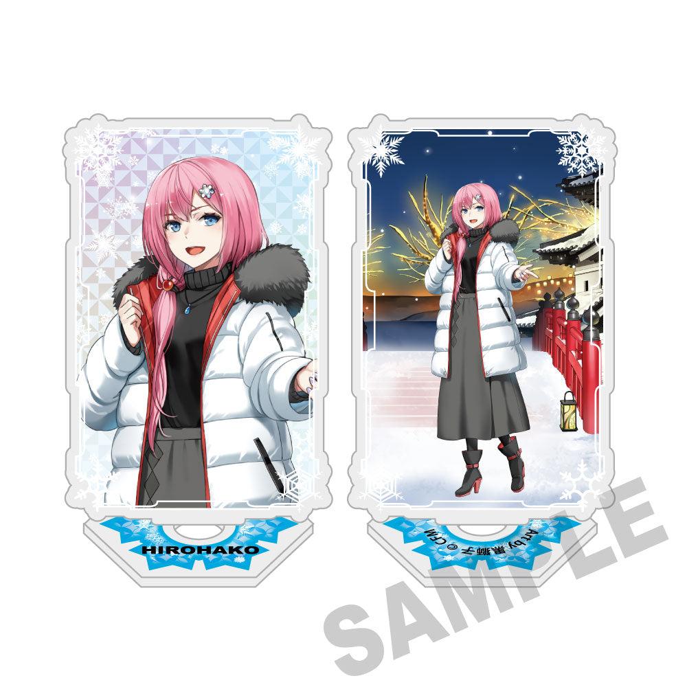 (Goods - Acrylic Stand) Snow Miku x Hirohako Pirouette Acrylic Stand Hirosaki Megurine Luka - Art by Kurojishi
