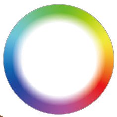 (Goods - Button Badge Cover) 65mm Badge Deco-Cover 22 - Colorful Gradient (Rainbow)