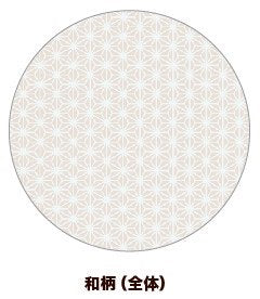 (Goods - Button Badge Cover) 65mm Badge Deco-Cover 38 - Traditional Japanese Pattern (All-Over)