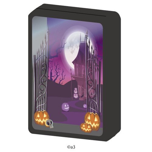 (Goods - Key Chain Cover) Character Frame 67 - Halloween (Purple)