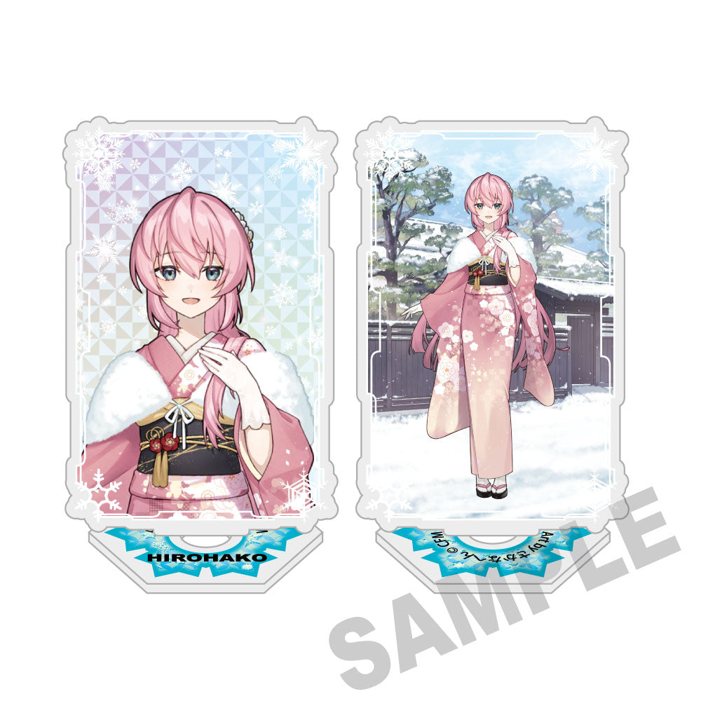 (Goods - Acrylic Stand) Snow Miku x Hirohako Pirouette Acrylic Stand Hakodate Megurine Luka - Art by Sakanahen
