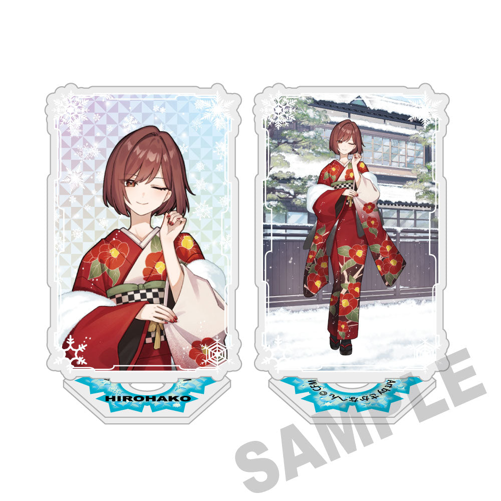 (Goods - Acrylic Stand) Snow Miku x Hirohako Pirouette Acrylic Stand Hakodate MEIKO - Art by Sakanahen