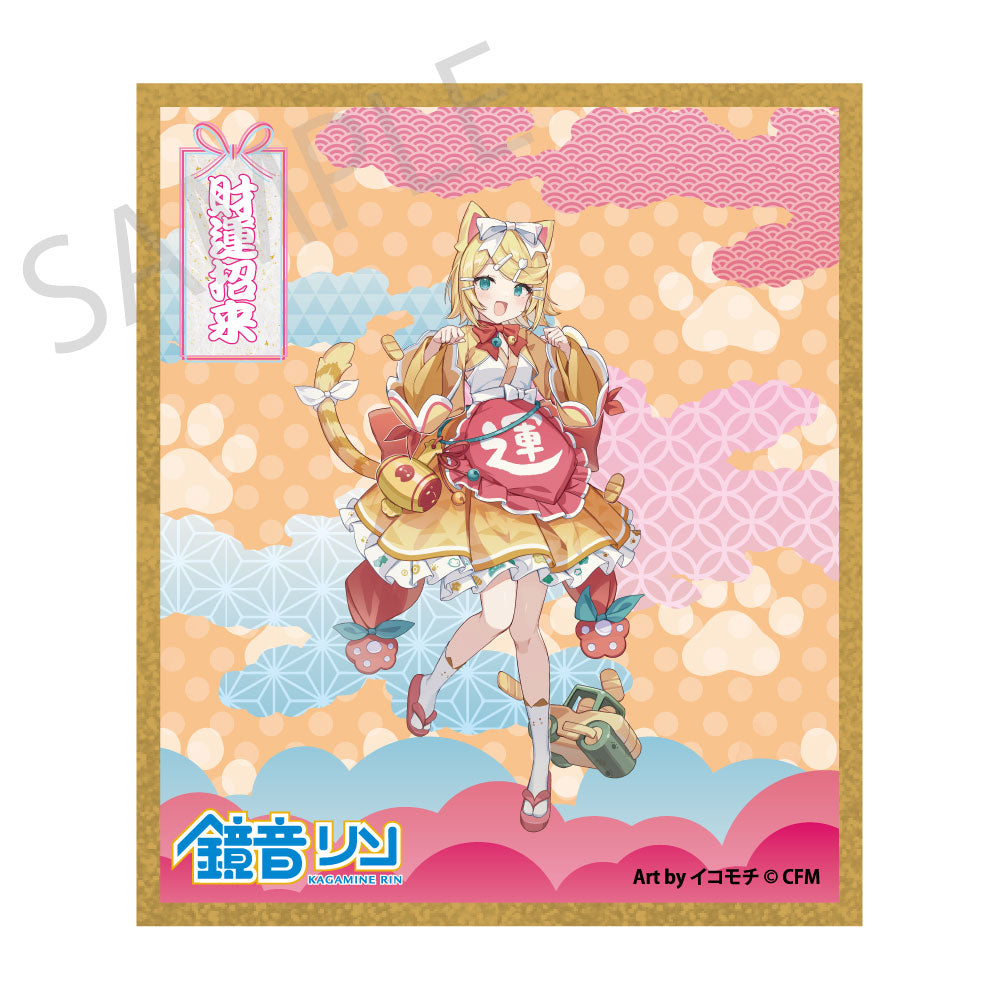 (Goods - Art Board) Hatsune Miku x Lucky Cat x Midsummer Kumagaya Acrylic Art Board Kagamine Rin Art by Icomochi