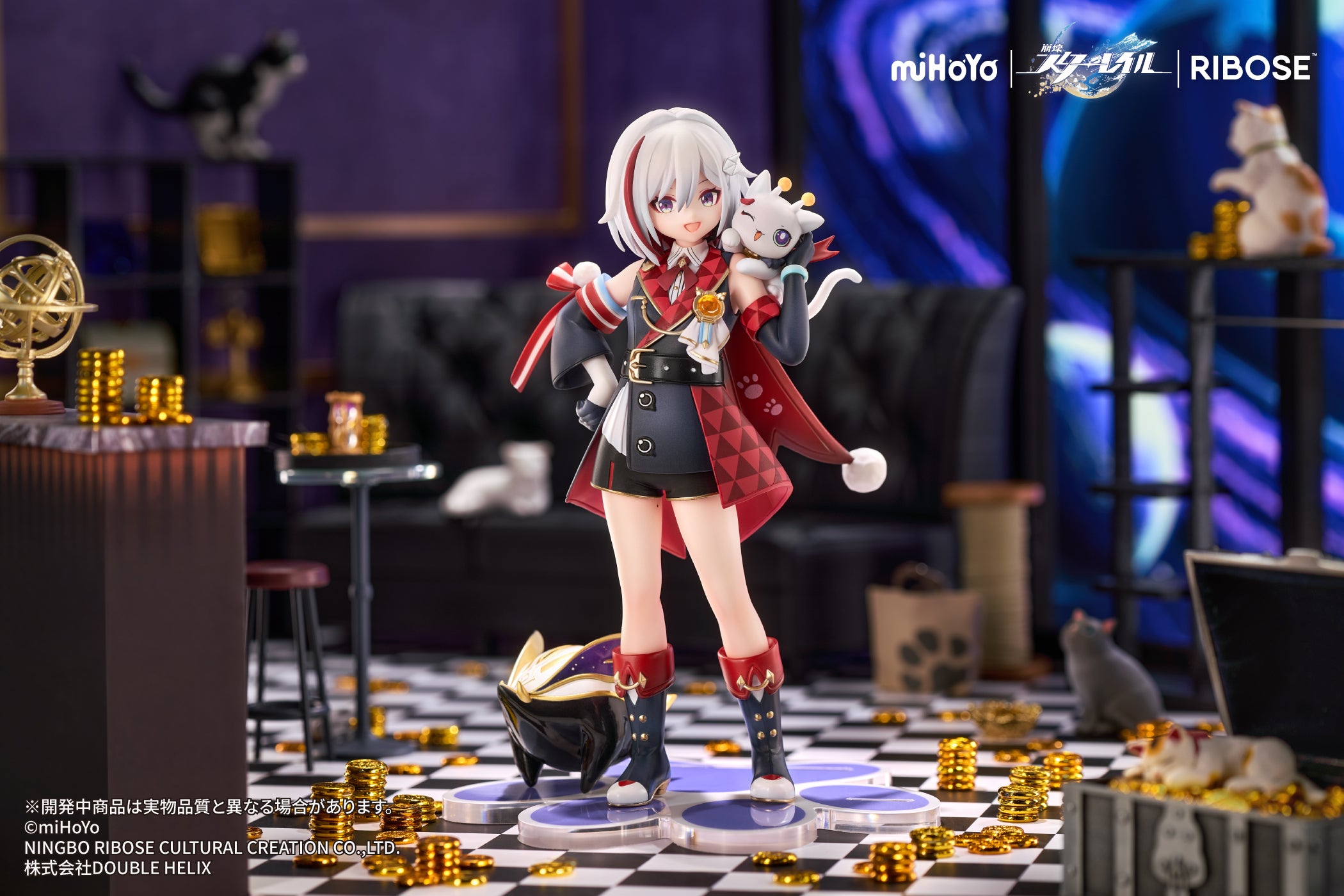 (Figure) Honkai: Star Rail - RIBOSE RISE UP+ Little Cat Series Topaz & Numby Ver. Figure