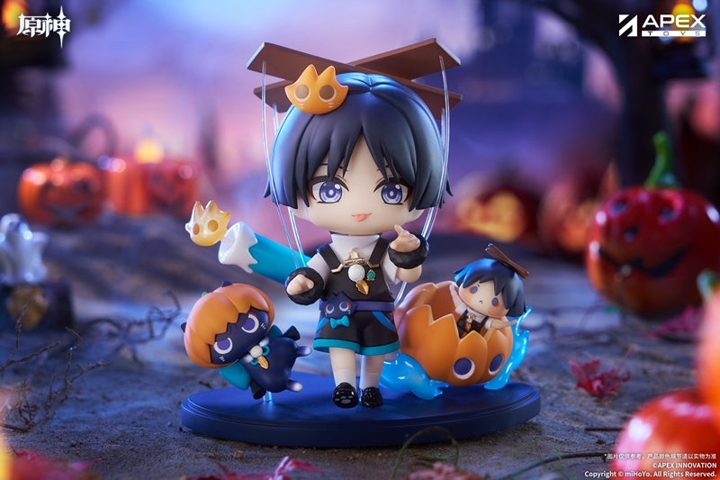 (Figure) Genshin Impact You Ye Qi Xiang Series Chibi Chara Figure Wanderer {Bonus: Art Board}