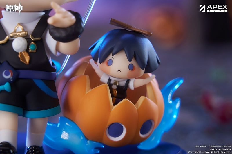 (Figure) Genshin Impact You Ye Qi Xiang Series Chibi Chara Figure Wanderer {Bonus: Art Board}