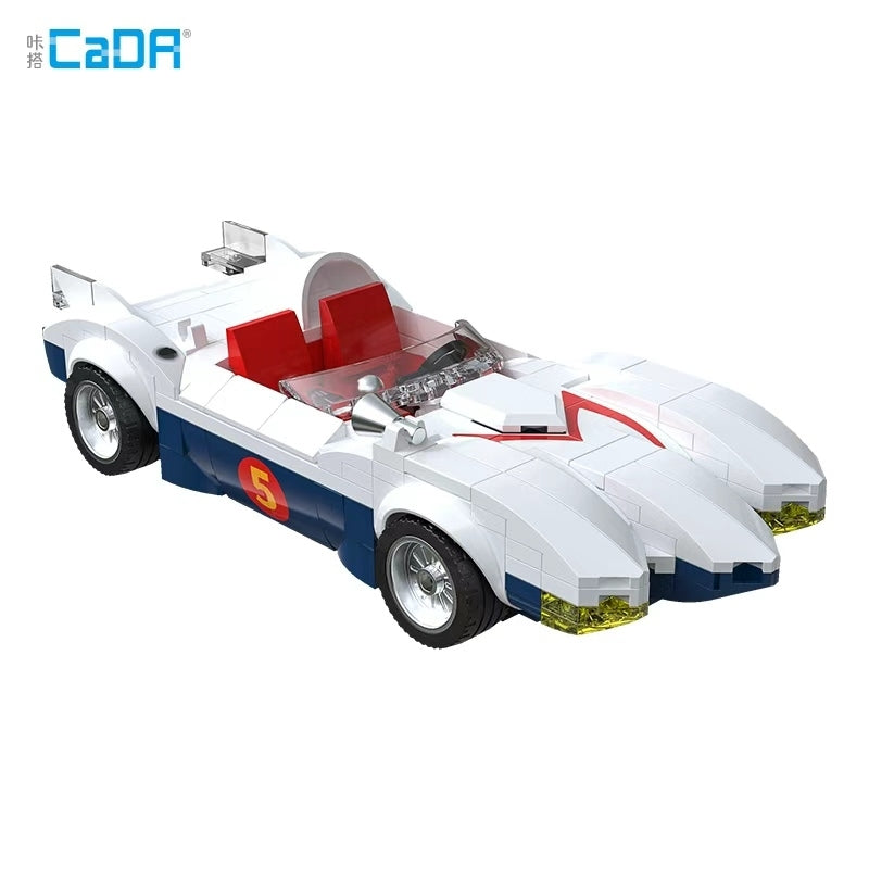 (Figure Kit) Speed Racer Mach 5 (White) Block Kit