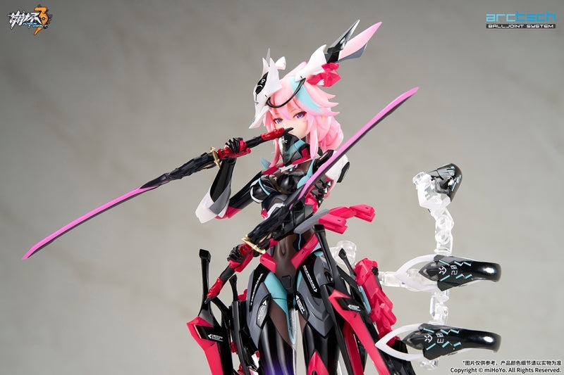 (Action Figure) ARCTECH Posable Series Honkai Impact 3rd Sakura Yae Darkbolt Jonin Neon Shade Ver. Complete Figure