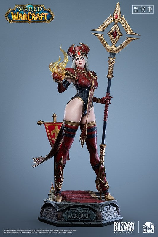 (Bishojo Figure) World of Warcraft Infinity Studio X Blizzard Sally Whitemane 1/3 Completed Figure {Manufacturer Bonus: White Flag (Interchangeable)}