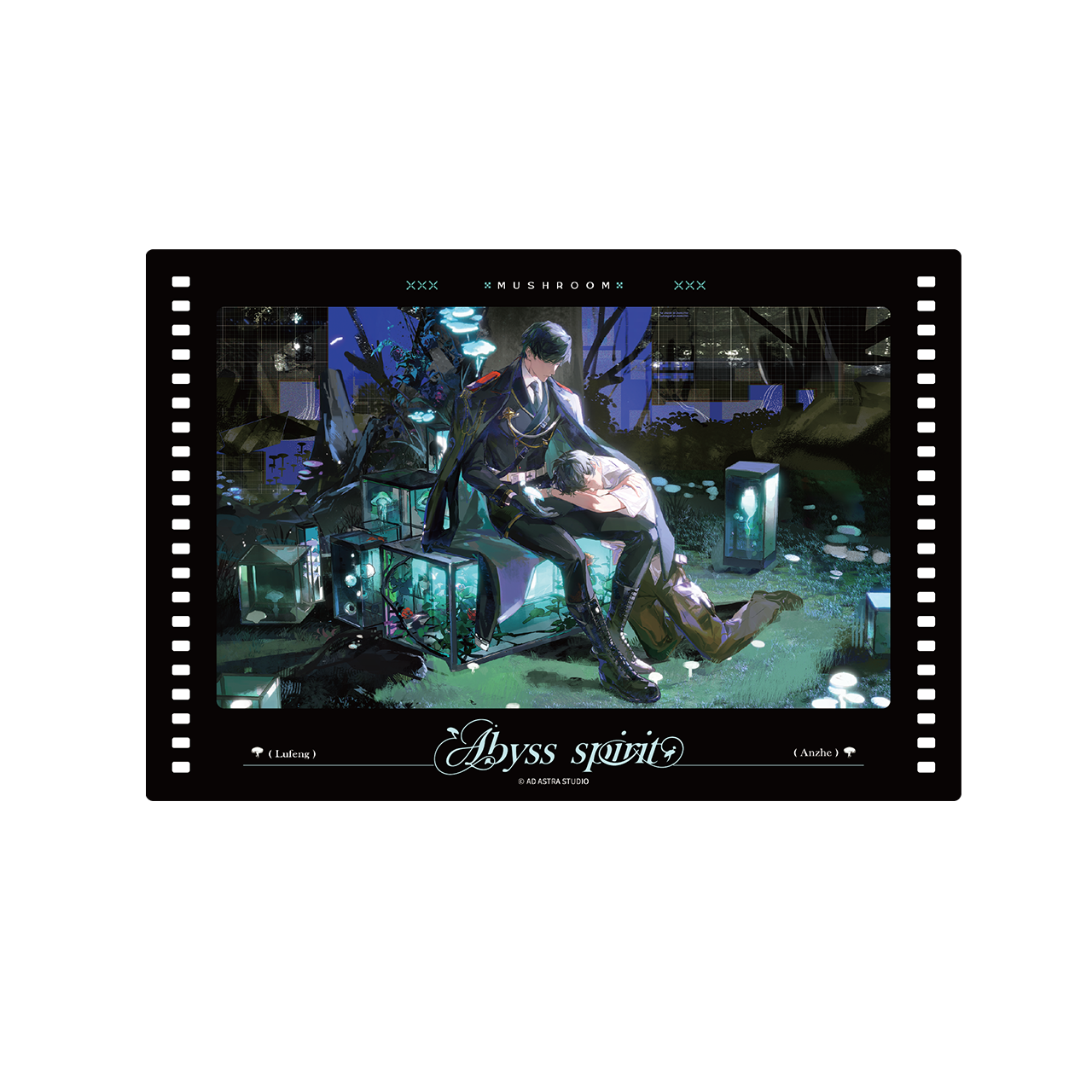 (Goods - Card) Little Mushroom Valentine's Series Abyss Spirit Filmstrip Style Card