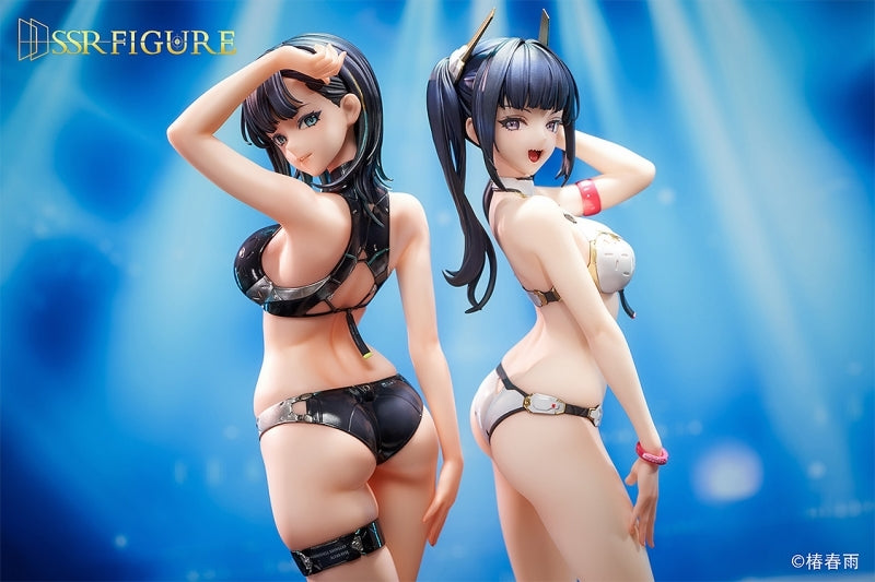 (Bishojo Figure) SSR FIGURE "Hard-Shell Swimwear Girls" 1/6 Complete Figure {Manufacturer Bonus: Badge,Charm}