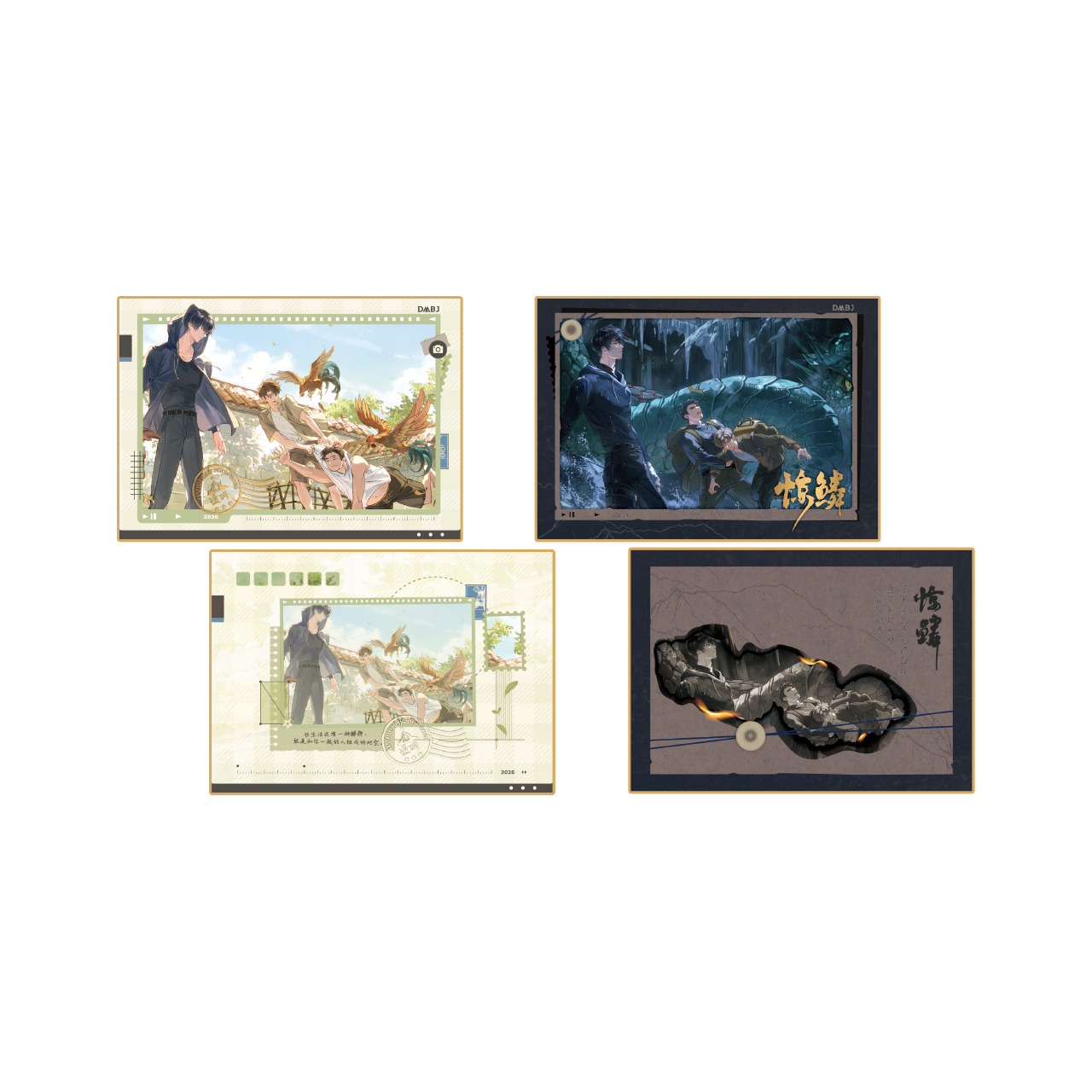 (Goods - Card) The Lost Tomb (Daomu Biji) 2026 Fes Startling Scales, Furious Feathers Series Photo Card Set