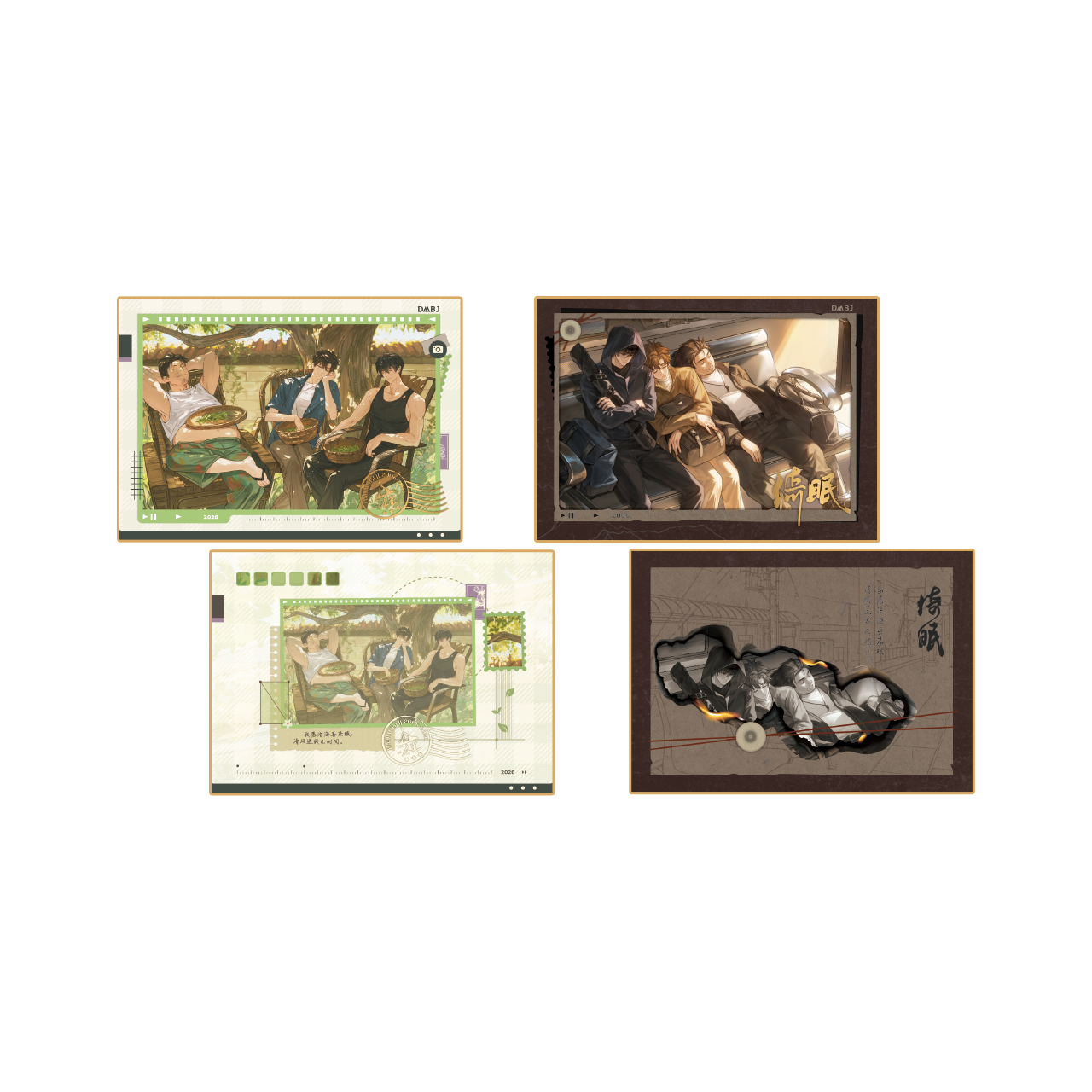 (Goods - Card) The Lost Tomb (Daomu Biji) 2026 Fes Resting Together Series Photo Card Set
