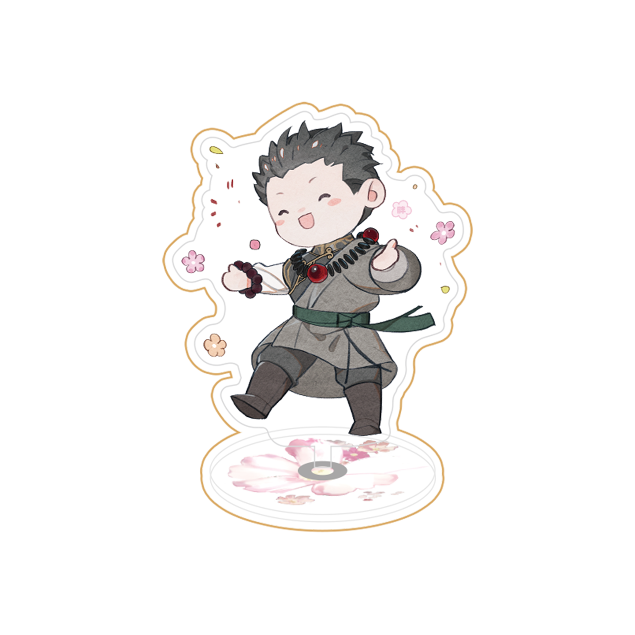 (Goods - Acrylic Stand) The Lost Tomb (Daomu Biji) 2026 Fes Floating Blossoms, Land of Snow Series Chibi Art Rotating Acrylic Stand Wang Yueban