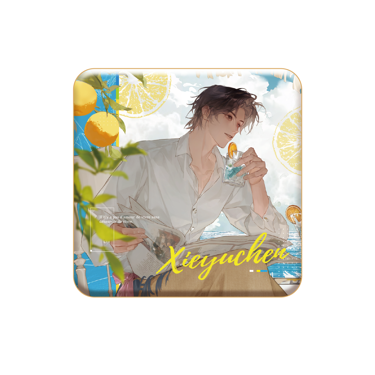 (Goods - Badge) The Lost Tomb (Daomu Biji) 2026 Fes Leisurely Vacation Series Button Badge Xie Yuchen