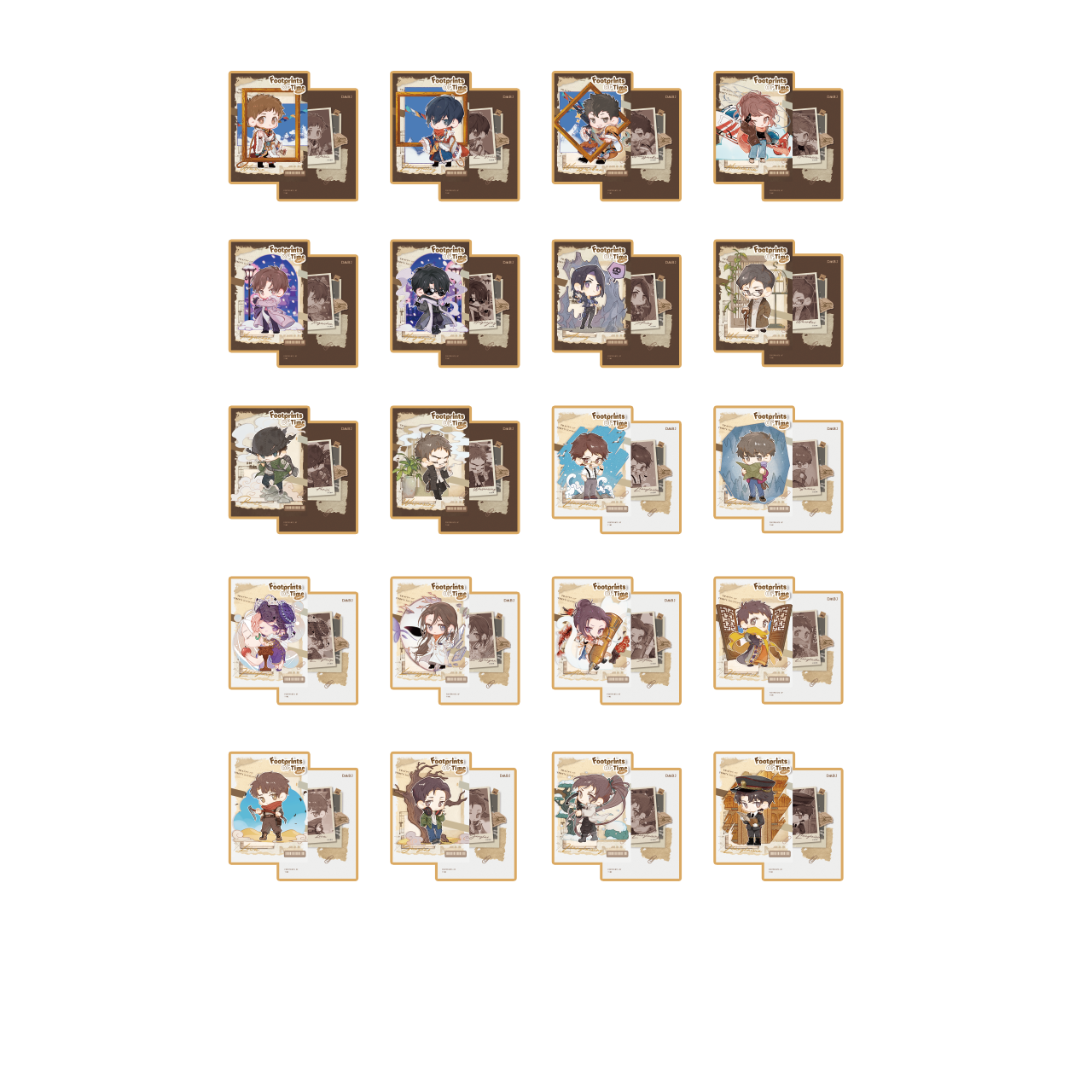 (1BOX=20)(Goods - Card)The Lost Tomb (Daomu Biji) 2026 Fes Footprints of Time Series Trading Photo Card