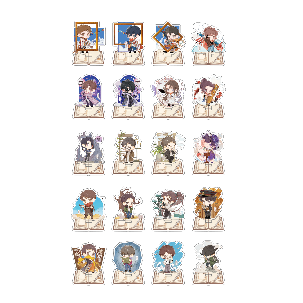(1BOX=20)(Goods - Acrylic Stand) The Lost Tomb (Daomu Biji) 2026 Fes Footprints of Time Series Trading Mini Acrylic Stand