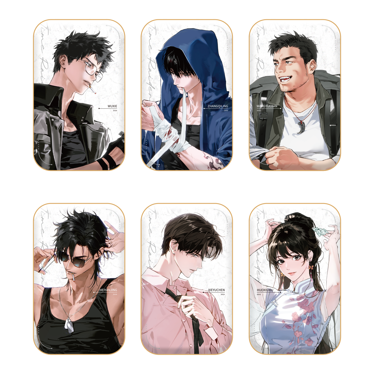 (1BOX=6)(Goods - Badge) The Lost Tomb (Daomu Biji) 2026 Fes Ready For Action Series Trading Button Badge