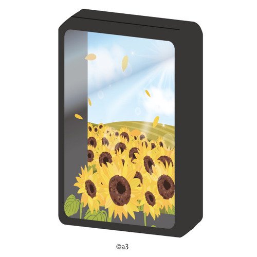 (Goods - Key Chain Cover) Character Frame 69 - Flower Garden (Sunflowers)