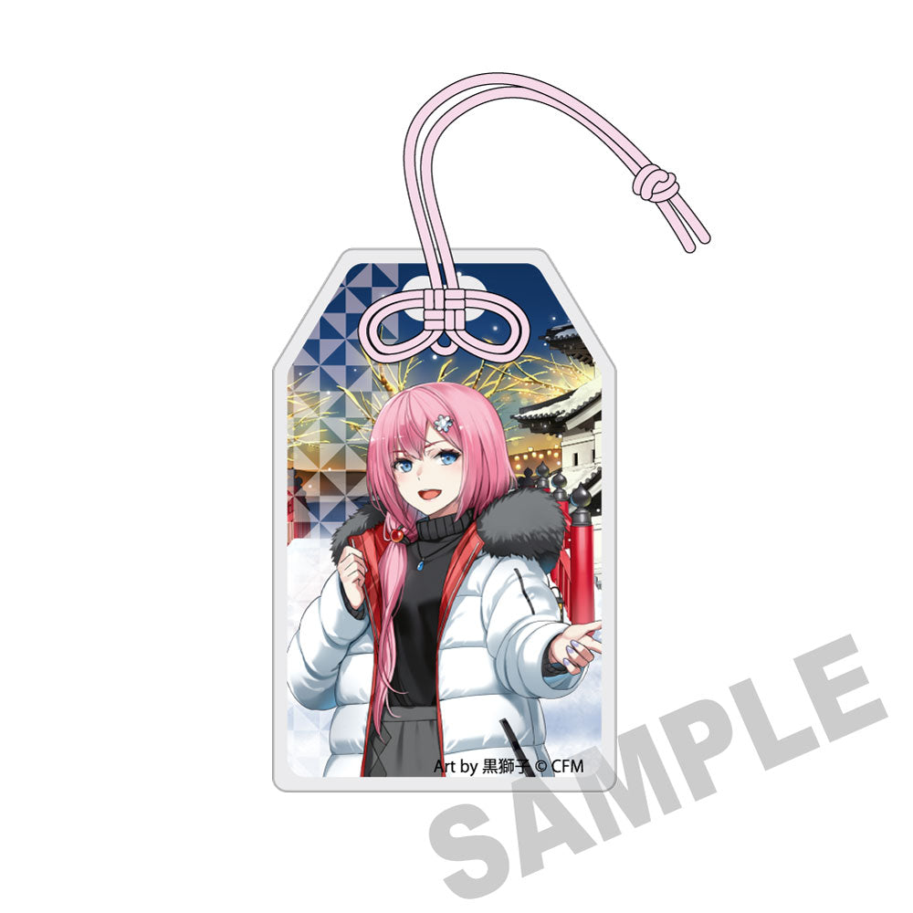 (Goods - Tag) Snow Miku x Hirohako Charm-shaped Acrylic Tag Hirosaki Megurine Luka - Art by Kurojishi