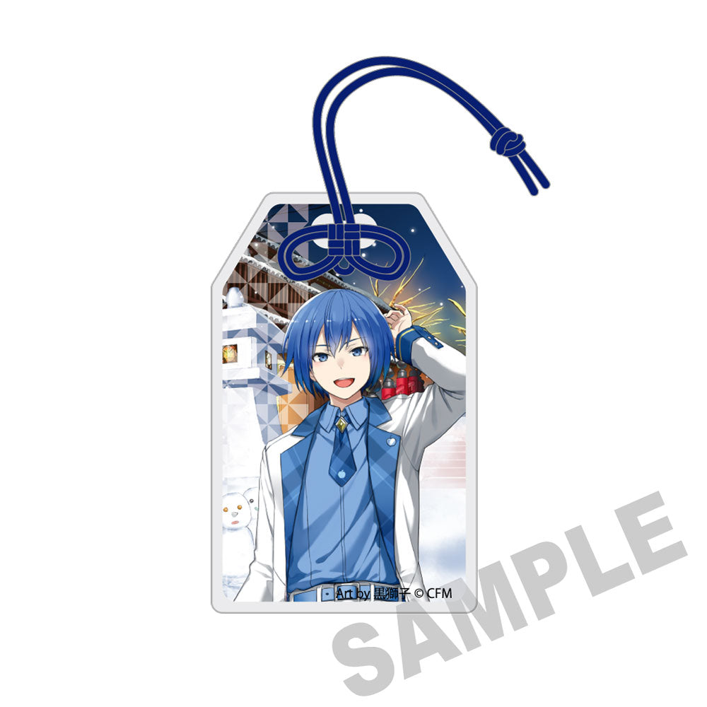 (Goods - Tag) Snow Miku x Hirohako Charm-shaped Acrylic Tag Hirosaki KAITO - Art by Kurojishi