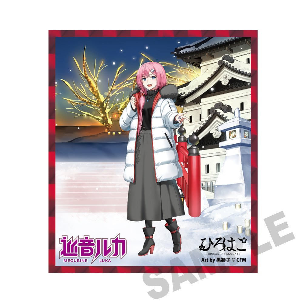 (Goods - Art) Snow Miku x Hirohako Acrylic Art Board Hirosaki Megurine Luka - Art by Kurojishi