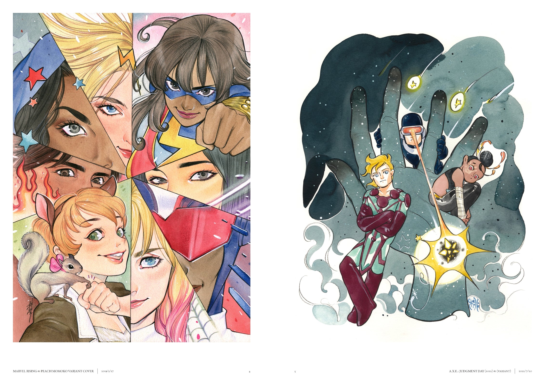 (Book - Art Book) Peach Momoko MARVEL Cover Art Collection