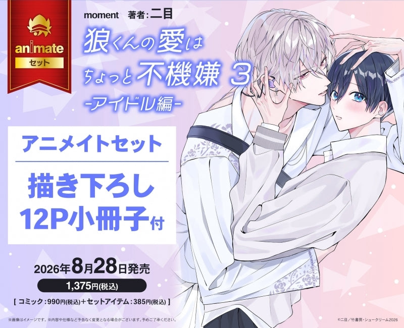 (Book - Comic) Wolfy Boy's Love Is a Little Moody (Ookami-kun no Ai wa Chotto Fukigen) Vol.3 - Idol Arc -