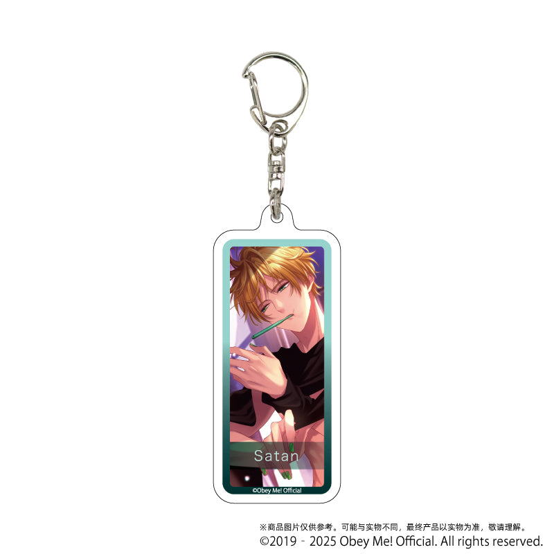 (1BOX=7)(Goods - Key Chain) Acrylic Key Chain Obey Me! 04 (7 Types Total)