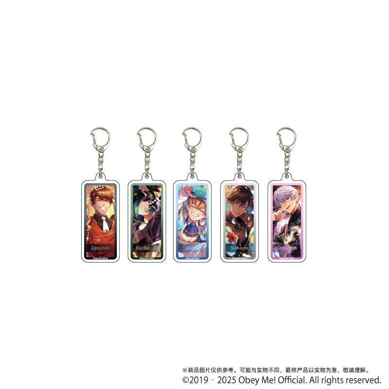 (1BOX=5)(Goods - Key Chain) Acrylic Key Chain Obey Me! 05 (5 Types Total)