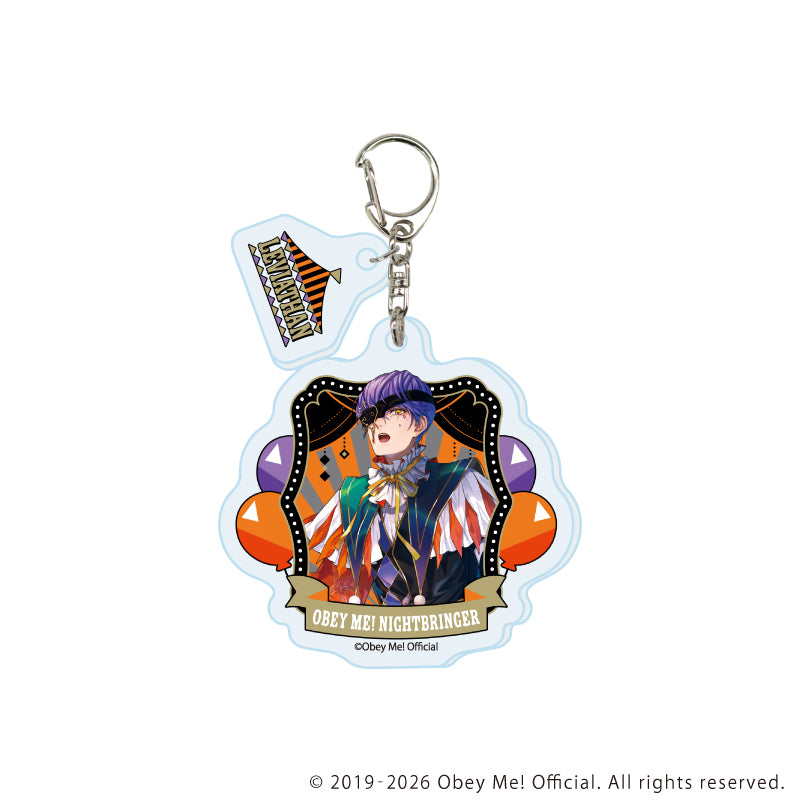 (1BOX=7)(Goods - Keychain) Obey Me! Nightbringer Acrylic Keychain w/Parts 02 (feat. Exclusive Art)