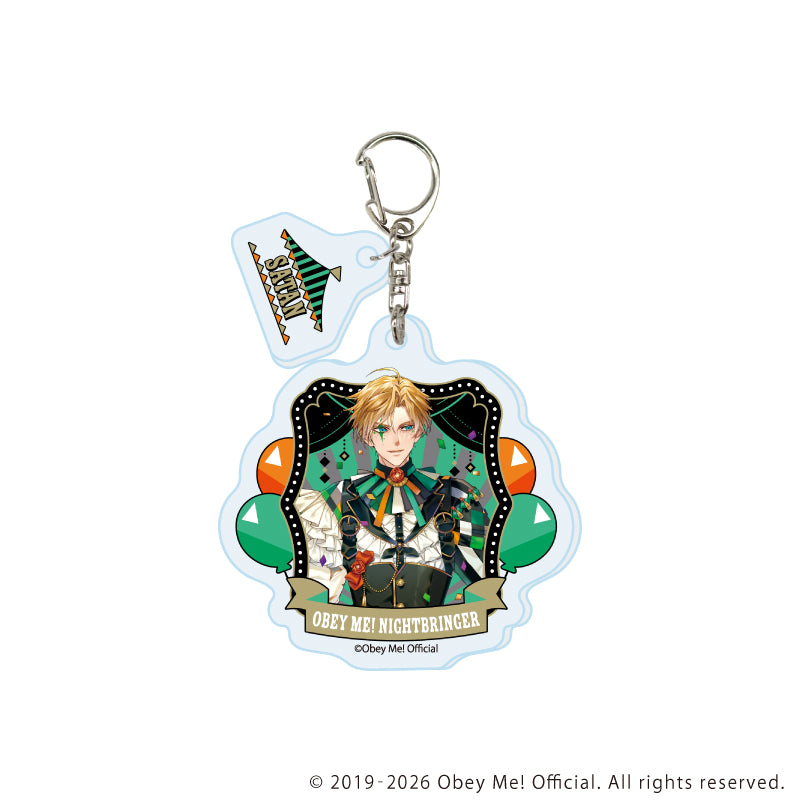 (1BOX=7)(Goods - Keychain) Obey Me! Nightbringer Acrylic Keychain w/Parts 02 (feat. Exclusive Art)