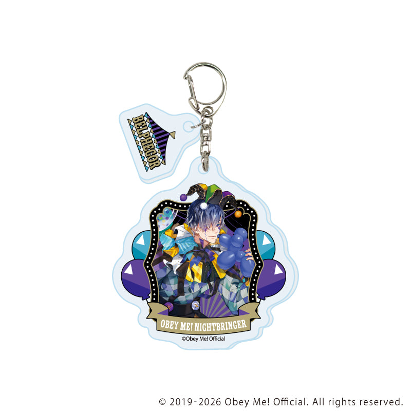(1BOX=7)(Goods - Keychain) Obey Me! Nightbringer Acrylic Keychain w/Parts 02 (feat. Exclusive Art)