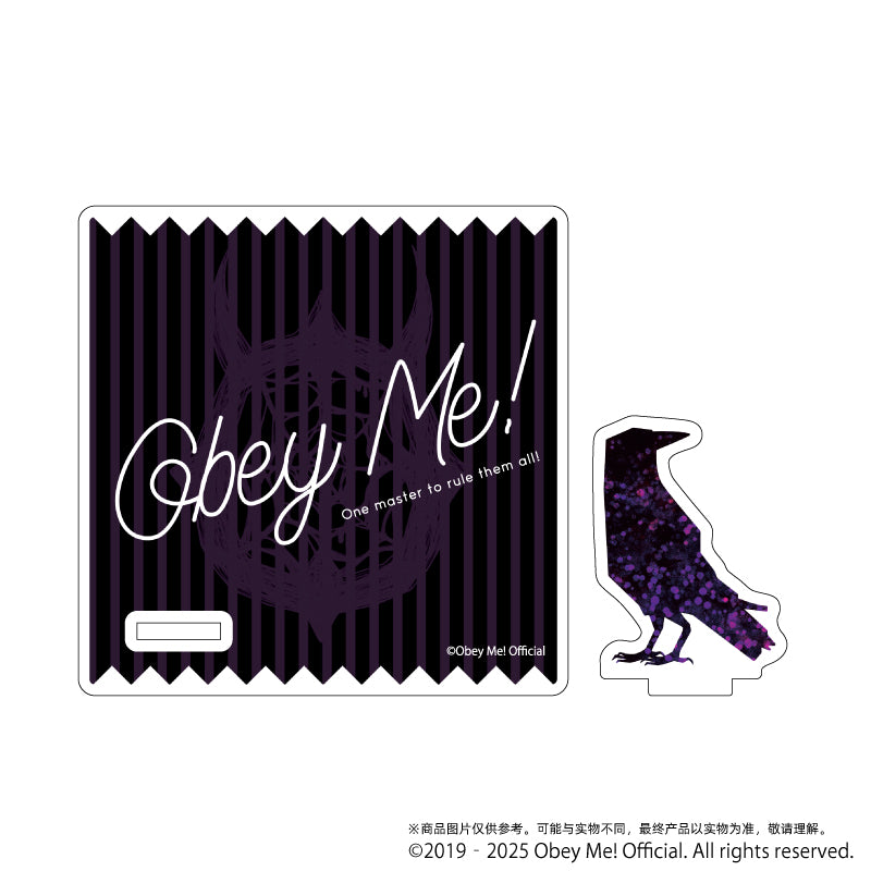 (Goods - Coaster) Obey Me! Acrylic Coaster Stand 02 Logo Image