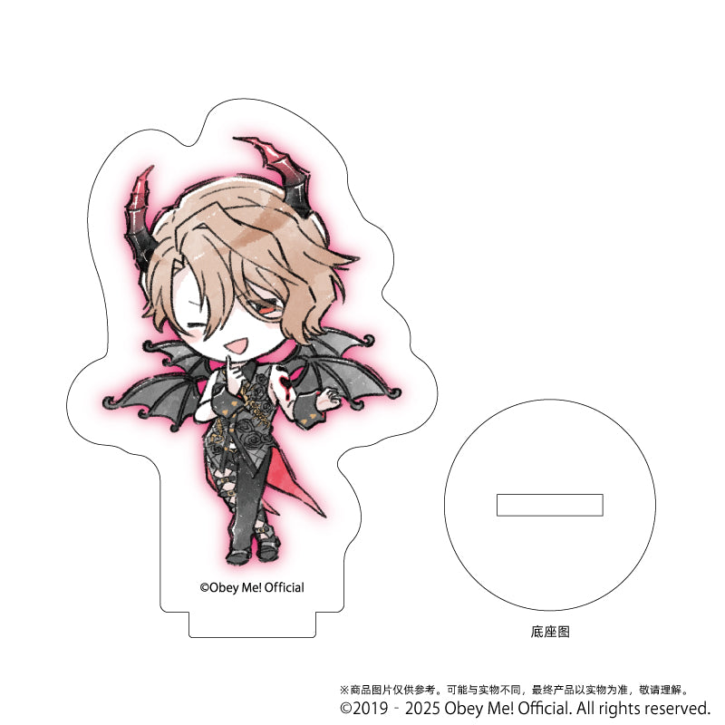 (1BOX=7)(Goods - Stand Pop) Acrylic Mini Stand Obey Me! 01 / Complete BOX (7 Types Total)(GraffArt)